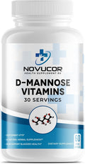 D-Mannose Vitamins with Hibiscus Root Extract, Urinary Health Support