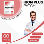 Iron Topical Patch – Easy to Use, 60 Days Supply – Sugar-Free, Latex-Free, Natural Alternative – Supports Daily Wellness & Vitality