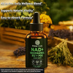 Prime Code NAD+ Liquid Drops with Resveratrol, Vitamin B12 & PQQ – Advanced Cellular Energy & Antioxidant Support – Vegan, Non-GMO, Gluten Free – Fast Absorption Supplement for Men & Women, 2 fl oz
