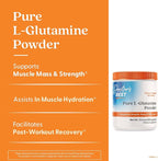 Doctors Best Pure L Glutamine Powder Supplement for Men & Women - L-Glutamine 5g Per Serving, Amino Acid Support, Supports Muscle Mass & Strength, Non-GMO, Gluten Free, Soy Free, Vegan - 10.6 oz