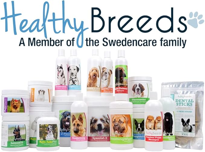 Healthy Breeds Australian Shepherd Z-Flex Minis Hip and Joint Support Soft Chews 60 Count (Pack of 2)