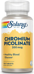 Solaray Chromium Picolinate 200mcg | 100ct