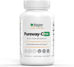 Jigsaw Health Pureway-C Plus | Vitamin C with L-Lysine and Quercetin | Promotes Healthy Immune System Response | 120 Capsules | 60 Servings