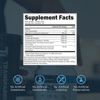 Transparent Labs Post - Post-Workout Recovery Muscle Builder with L-Glutamine, Beta-Alanine and BetaPure Betaine Anhydrous for Muscle Recovery and Muscle Building - 30 Servings, Black Cherry