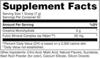 Bucked Up Fruit Punch Creatine for Women and Men - Easy to Mix Vegetarian - Flavored Creatine Monohydrate Powder - Made in USA - 5G Per Serving - 50 Servings - 250 Grams Per Container