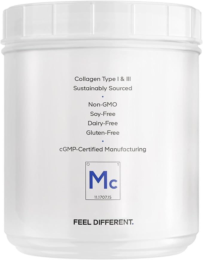 Codeage Marine Collagen Powder - Wild-Caught Hydrolyzed Fish Collagen Peptides - Type 1 & 3 Collagen Protein Supplement - Amino Acids for Skin, Hair, Nails - Paleo Friendly, Non-GMO, 15.87 Ounces