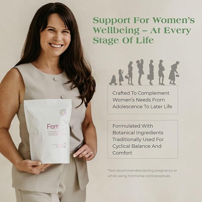 Nutritional Supplement, Herbal Blend with 21 Superfoods for Women’s Wellness and Vitality, with Prebiotics, Probiotics and Antioxidants, 3-Month Supply, 900 g