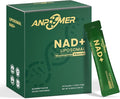NAD Supplement with Liposomal Nicotinamide Riboside 600mg, Resveratrol, CoQ10, PQQ & D-Ribose, Electrolyte Blend, 30 Liquid Packets