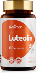 Luteolin Supplement 100mg, Flavonoids Supplements for Brain Health Support, Non-GMO, Gluten Free,Made in USA, 120 Vegan Capsules