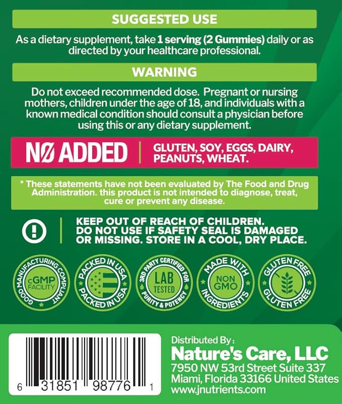 Sea Moss 3000mg Gummies with Bladderwrack and Burdock Root - Natural Irish Sea Moss Superfood for Immune, Thyroid and Detox Support - Extra Strength for Men & Women - Gluten-Free, Vegan - 60 Gummies