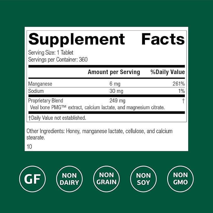 Standard Process Biost Skeletal & Cellular Health Dietary Supplement - Gluten-Free, Non-Dairy, Non-Soy, & Non-Grain - Aids Strong Teeth & Bones - 360 Tablets