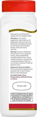 21st Century Glucosamine 750 mg & Chondroitin 600 mg - Triple Strength - 150 Tablets, Pack of 2