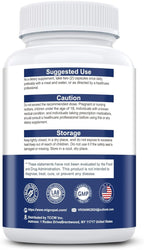 Brain Supplements for Memory & Focus - Nootropic with Bacopa Monnieri, Lion's Mane, Alpha GPC, Phosphatidylserine | Supports Mental Clarity & Cognitive Function | Vitamin B6 & B12-120 Capsules