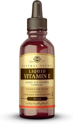 Solgar Liquid Vitamin E (with Dropper), 2 fl. oz. - Antioxidant, Skin & Immune Support, Overall Health - Natural, Liquid Vitamin E - Non-GMO, Vegan, Gluten Free, Dairy Free, Kosher - 118 Servings
