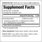 Kyolic Kyo-Dophilus Daily Probiotic, Immune Health & Digestive Support*, 45 Capsules