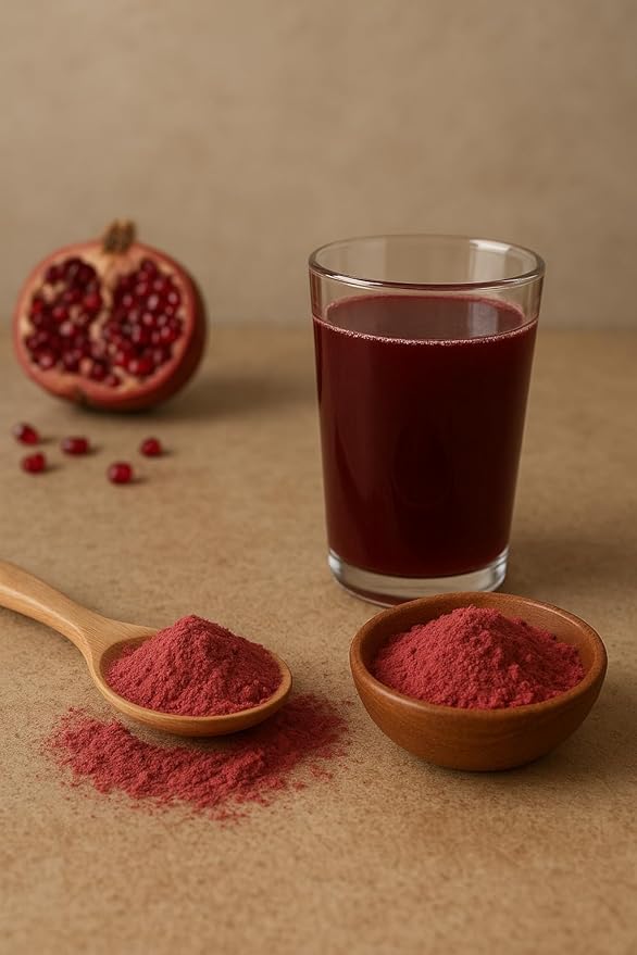 Cherie Sweet Heart USDA Organic Pomegranate Juice Powder, 8 Ounce, Natural Fruit Powder, No Sugar & Additives, Great Flavor for Drinks, Smoothie, & Beverages, Non-GMO & Vegan Friendly