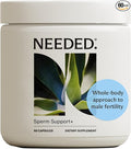 Needed. Sperm Support - Fertility Supplements for Men - Clinically Studied Botanical Ingredients for A Whole Body Approach to Male Fertility - Prenatal Vitamins - 60 Capsules, 30 Day Supply
