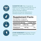 nbpure MagO7 - Natural Colon Cleanse & Detox - Occasional Constipation Relief, Stool Softener, & Bloating Support for Men & Women - Ozonated Magnesium Oxide, 180 Capsules