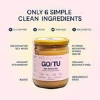GO/TU Sea Moss Gel – 16oz Strawberry Banana | Pure, Shelf-Stable Superfood | Nature’s Multivitamin