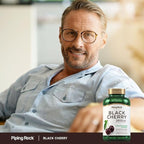 Piping Rock Black Cherry Extract Concentrate | 240 Capsules | Non-GMO, Gluten Free Supplement