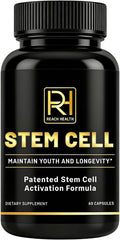 Stem Cell Activation Formula, 60 Capsules, with Vitamin D and B12, Youth and Longevity Support Maintain Youth and Longevity Patented StemCell Activation Fomula (1 Bottle (60 softgels))