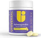 Universal U Calm + Focus Ashwagandha Chews – KSM-66® 300 mg Clinically Studied Extract for Stress Relief, Mood Balance & Calm Energy – Lemon Flavor – 60 Chews