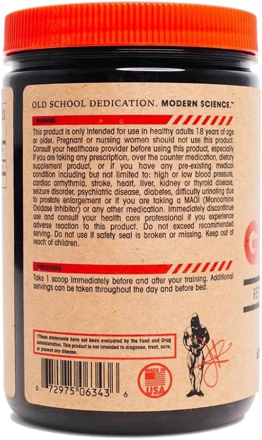 Arms Race Nutrition L-Glutamine Powder, 5000mg, 60 Servings, Unflavored