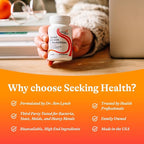 Seeking Health Methyl B12 with L-Methylfolate - MTHFR Support Supplement - Methylation Support Supplement - Lozenges to Support Brain Health & Energy - 60 Lozenges