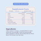 B-FIT B Inositol Balance - Inositol 40:1 Myo & D-Chiro - Supports Hormone Balance and Ovarian Health - Powdered Food Supplement - Berry Flavor - Folic Acid - 150g