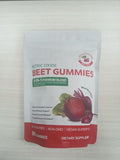 Beet Root Gummies | with CoQ10 + Grape Seed Extract | High-Potency Beet Root Concentrate | Supports Heart Health & Nitric Oxide Production | Sugar-Free | 90 Count