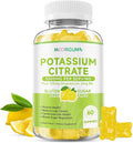 Potassium Citrate 1000mg Gummies, Potassium Supplement for Adults Women and Men, with Magnesium, Vitamin B6 Chewable Supplements, Support Electrolyte Balance, Muscular & Nerve Function, 60 Count