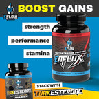 eFlow Nutrition Enflux Natural T Support with KSM-66 Ashwagandha - Supplement to Support Lean Body Mass for Men and Women - Fenugreek, DIM, Longjack & AstraGin - 90 Capsules (30 Day Supply)