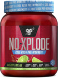 BSN N.O.-XPLODE Cool Rush Pre Workout Powder, Preworkout Energy Supplement for Men and Women with Creatine and Beta-Alanine, Cherry Lime Ice, 30 Servings, 1.2 Pound (Packaging May Vary)
