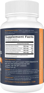 Keto Electrolyte Supplement, 180 Capsules. Electrolyte Pills for Ketogenic Diet. Magnesium, Potassium, Sodium, Calcium. Keto Tablets for Hydration Support* by Left Coast Performance