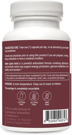 LUMINSPIRED HEALTH Alpha Lipoic Acid 600mg CR with Biotin 500mcg for Better Absorption, 60 Vegan Tablets, Supports Antioxidant Function, Glucose Metabolism & Healthy Nerve Supplement, Gluten Free