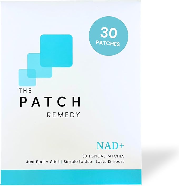 The Patch Remedy NAD+ Patch - NMN, Resveratrol, CoQ10, NAC, Astaxanthin, PQQ | 30 Patches