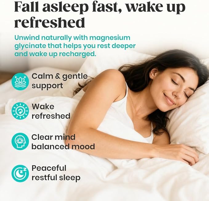 60 Day Supply Magnesium Glycinate 400mg Gummies with Ashwagandha, L-Theanine, CoQ10, Vitamin D3 & B6, Sugar Free Magnesium Gummies for Adults & Kids, Stress Relief, Sleep & Calm, Vegan, Gluten Free