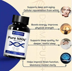 DermaPure+ NMN+ Supplement 4-in-1 – Support Youthful Skin, Longevity Anti-Aging, Reduces Fine Lines & Wrinkles, Supports NAD+ Levels, GMP Certified & FDA Registered – 60 Capsules (3 Packs)