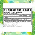 Youngevity Plant Derived Liquid Minerals - 77+ Natural Unaltered Trace Minerals - 19,000mg Plant Mineral Solids - Colloidal Form Humic Shale - (32 oz Pack of 1)
