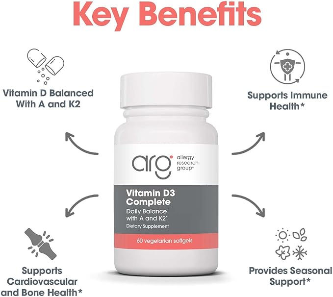 Allergy Research GroupVit D3 Complete 60 ct