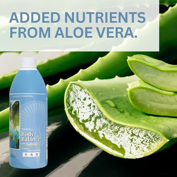 Youngevity Body Balance Land & Sea Plant Based Nutrition - Sea Vegetables, Kelp, Nori, Honey, Aloe Vera, and More - 75+ Nutrients w/Vitamins, Minerals, Amino Acids - (32 Fl Oz) (4)