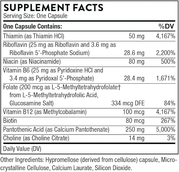 THORNE - Adrenal Support Bundle - Adrenal Cortex and Stress B-Complex - Stress & Immune Management - 60 Servings