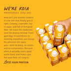 Koia Plant Based Protein Shake, Chocolate Banana, 20g Protein, 5g Sugar, 6g Prebiotic Fiber, 21 Vitamins & Minerals, Meal Replacement Drinks, Dairy-Free, Gluten-Free, Non-GMO, 11 Fl Oz (Pack of 12)