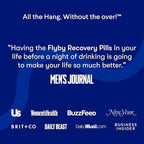 Flyby Recovery Supplement - All The Hang, Without The Over!™ - with DHM, Milk Thistle, Vitamin C, Activated Charcoal, and Apple Cider Vinegar - Pre & Post Drinking Formula (20 Count)