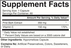 Navitol French Maritime Pine Bark — Daily Energy, Focus & Cognitive Support — Natural Antioxidant for Mental Clarity, Motivation & Everyday Wellness — 60 Capsules