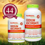 NutriBiotic - Sodium Ascorbate Buffered Vitamin C Powder, 8 Oz | Vegan, Non Acidic & Easier on Digestion Than Ascorbic Acid | Essential Immune Support & Antioxidant Supplement | Gluten & GMO Free