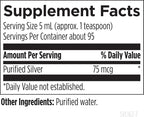 Designs for Health - Silvercillin Liquid, 15ppm Non-Toxic Form of Silver - Non-GMO GI + Immune Support Supplement (95 Servings / 16oz)