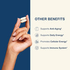 NMNH NAD+ Supplement, Liposomal 600mg NMN NAD+ and Resveratrol Complex for Cellular Energy, Healthy Aging & Metabolic Support, 90 Capsules