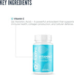 Revive MD Vitamin C Capsules, 1000mg - High-Potency VIT C Ascorbic Acid Dietary Supplement for Immune Support & Antioxidant Health - No Fillers & Non-GMO (200 Vegetarian Capsules, 30 Servings)