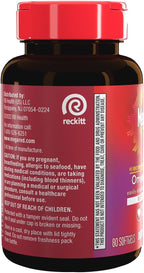 MegaRed Extra Strength 500mg Omega-3 Krill Oil Supplement with EPA/DHA, No Fishy Aftertaste Supports Heart Health, 80 Count Softgels (2 Pack)
